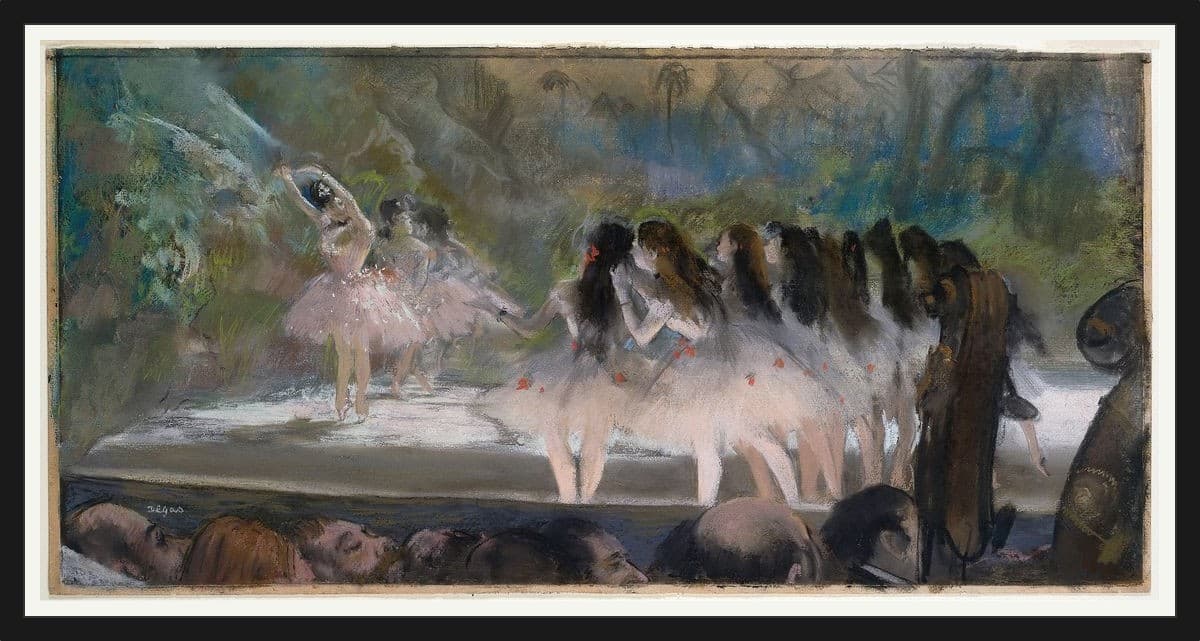 Ballet at the Paris Opera - Black Frame