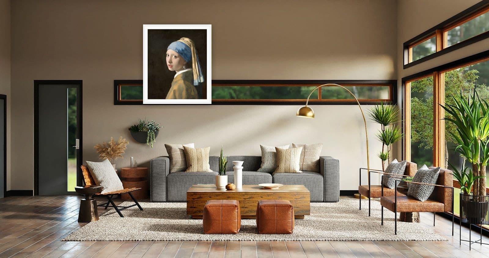 Girl with a Pearl Earring in Lounge