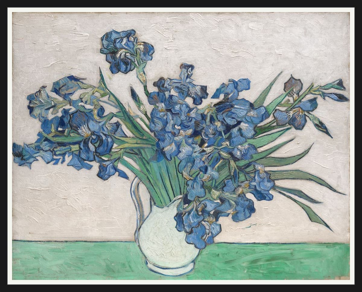 Irises - Black Frame