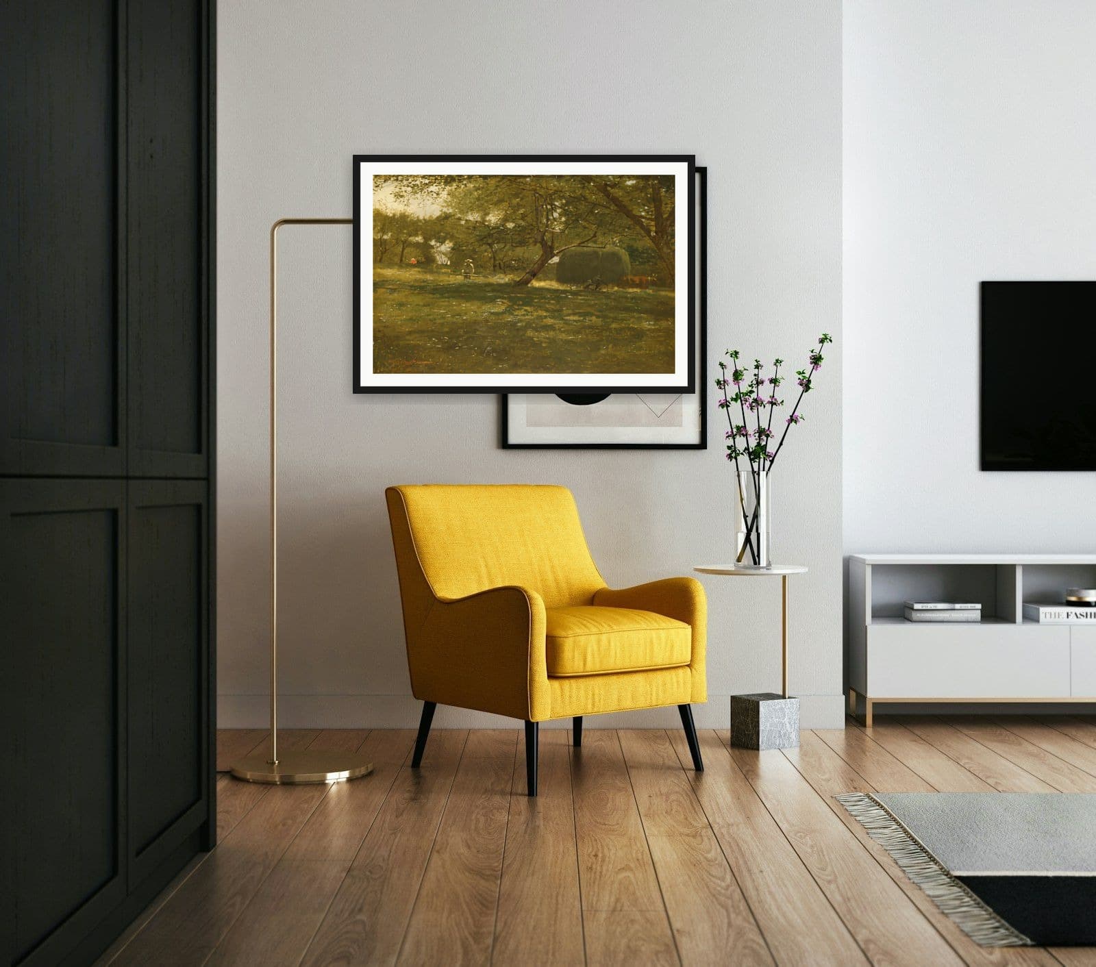 Lake George in Living Room