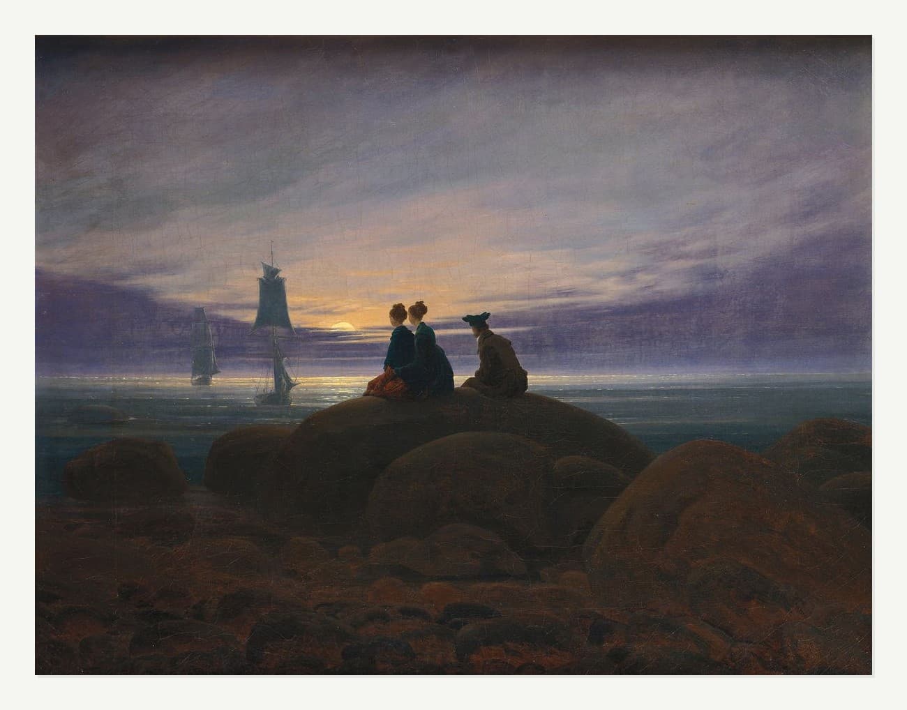 Moonrise over the Sea