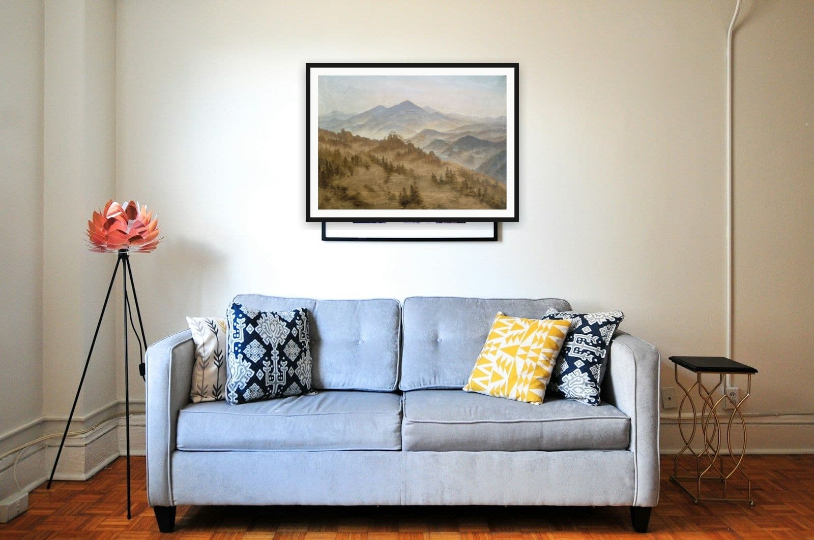 Mountains in the Rising Fog in Apartment