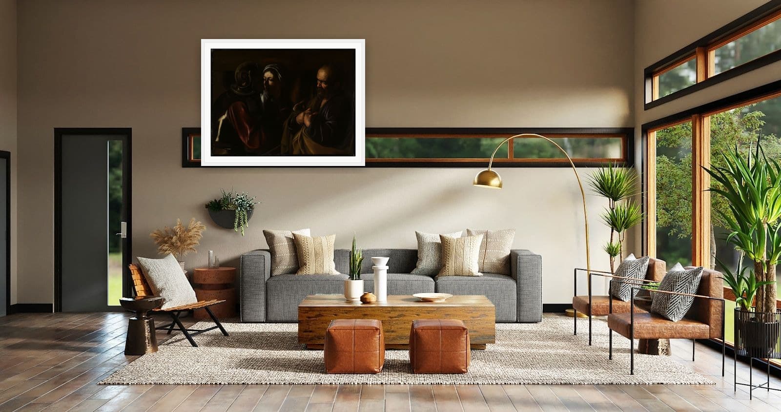 Oedipus and the Sphinx in Lounge