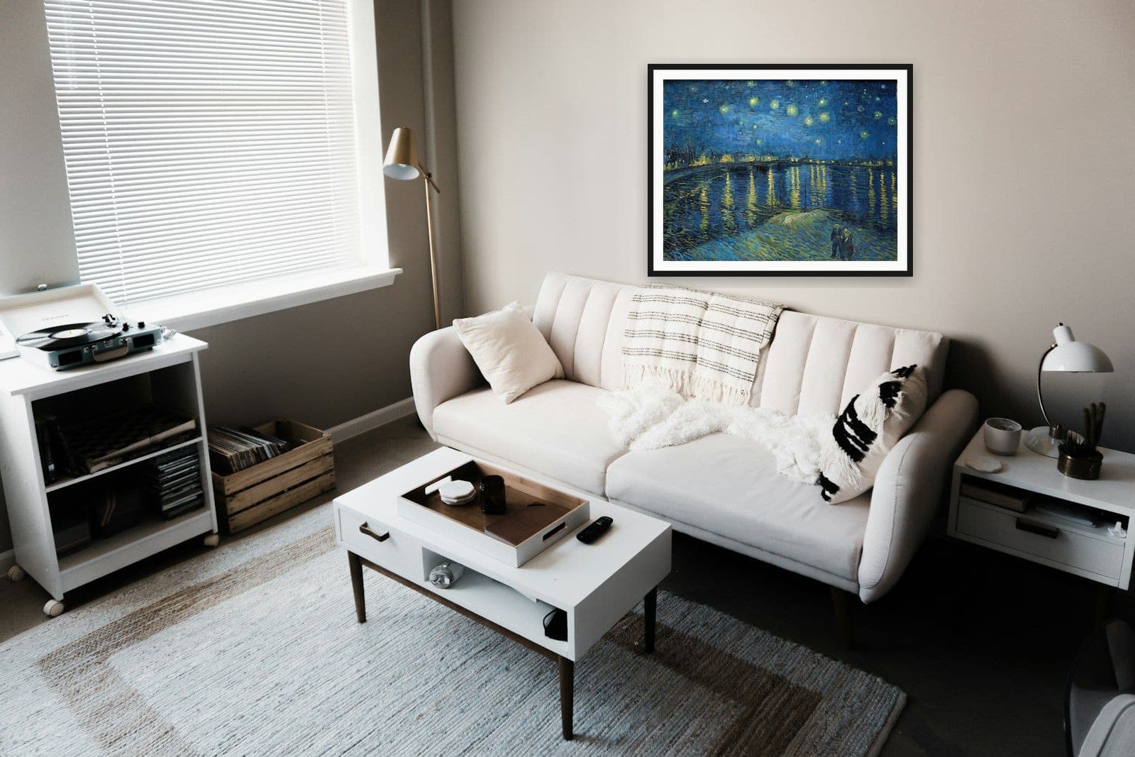 Starry Night Over the Rhone in Minimal