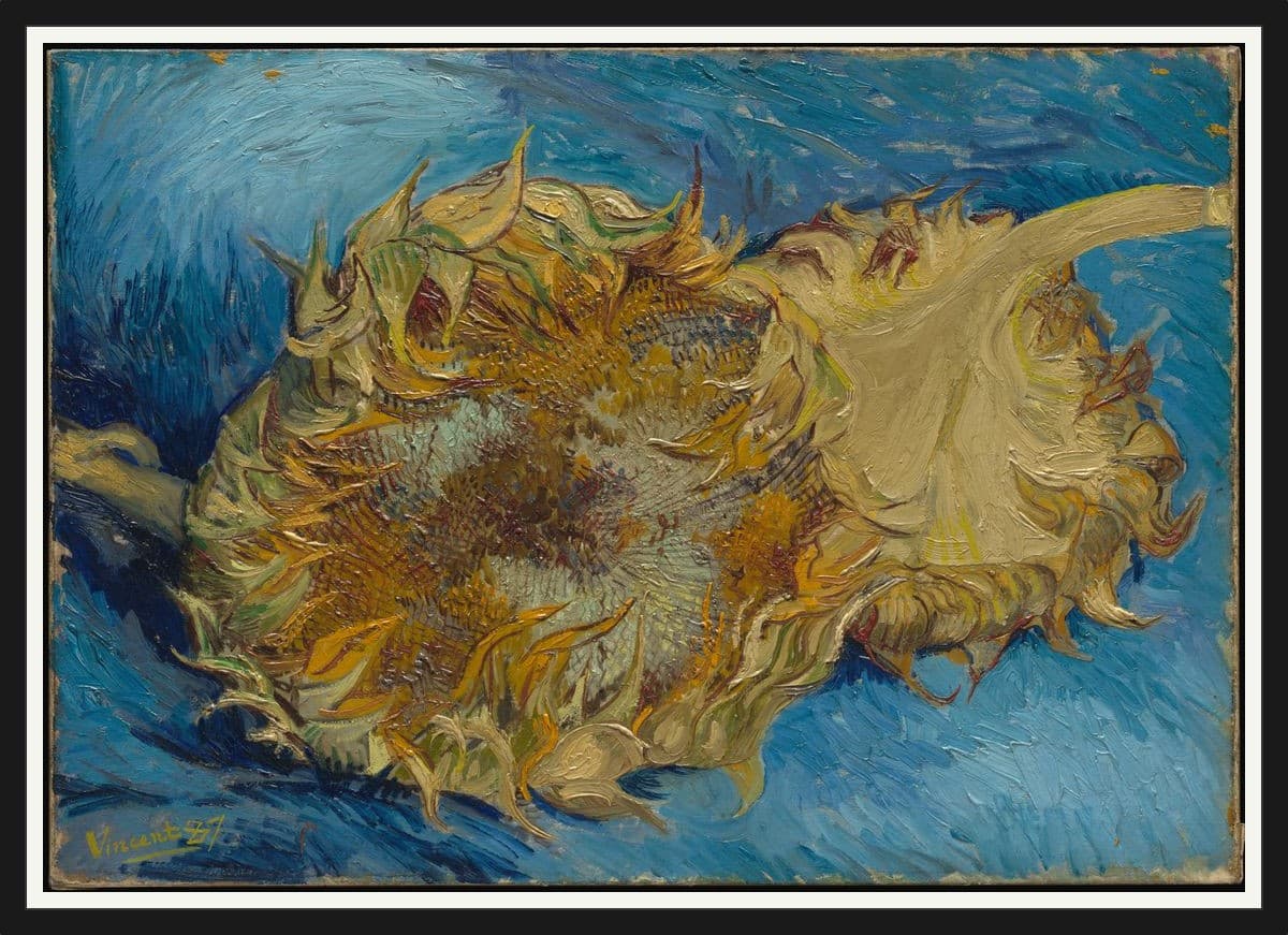 Sunflowers - Black Frame