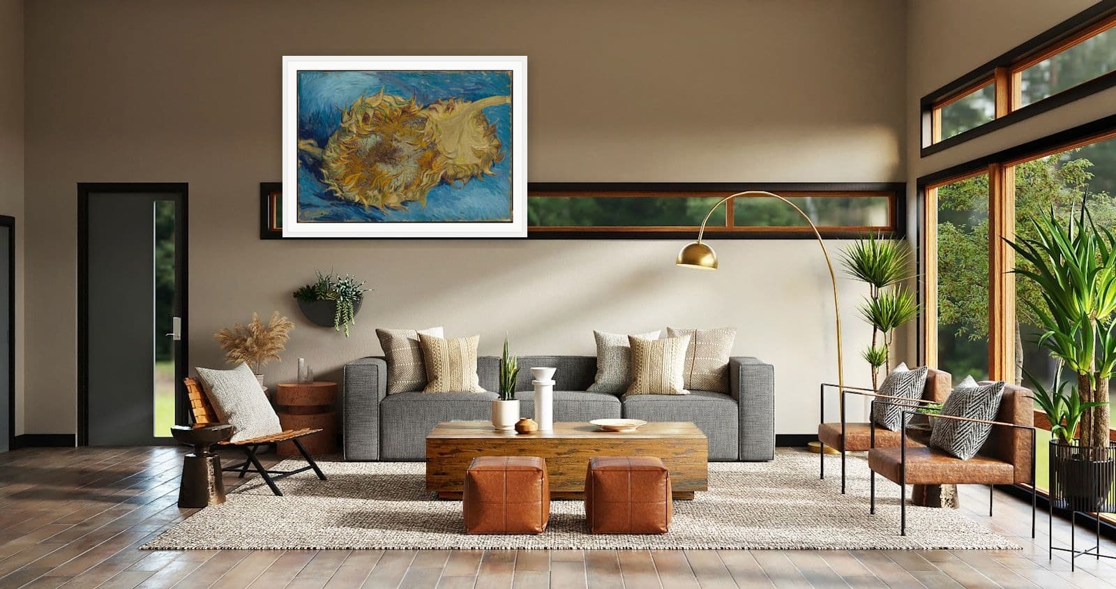 Sunflowers in Lounge