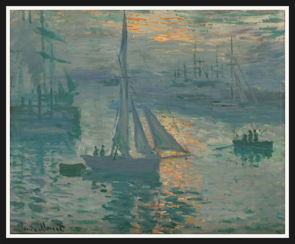 Sunrise (Marine) - Black Frame