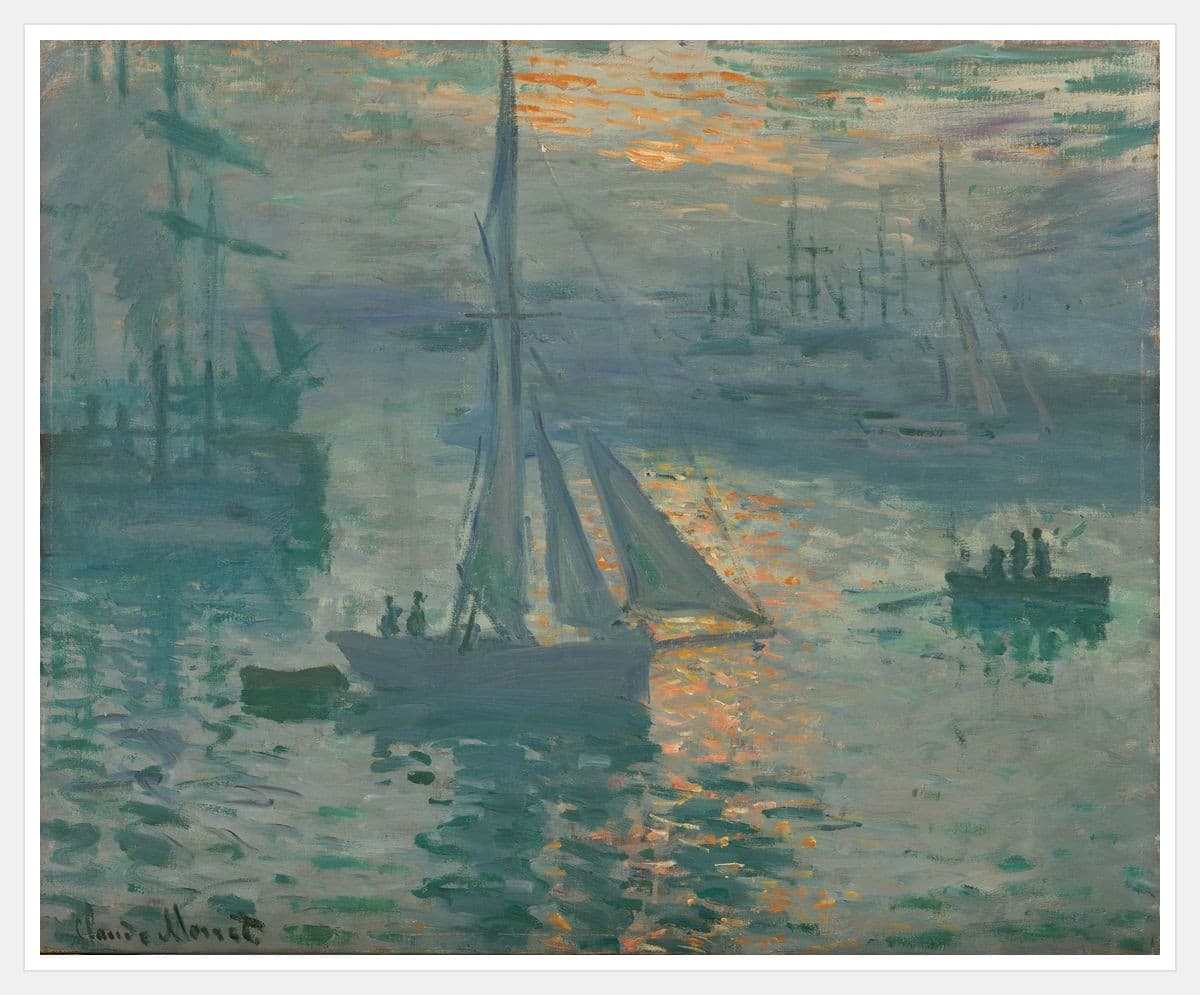 Sunrise (Marine) - White Frame