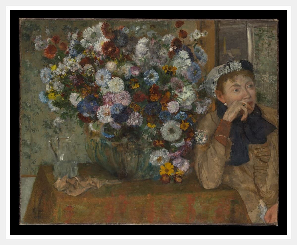 The Dance Class - White Frame