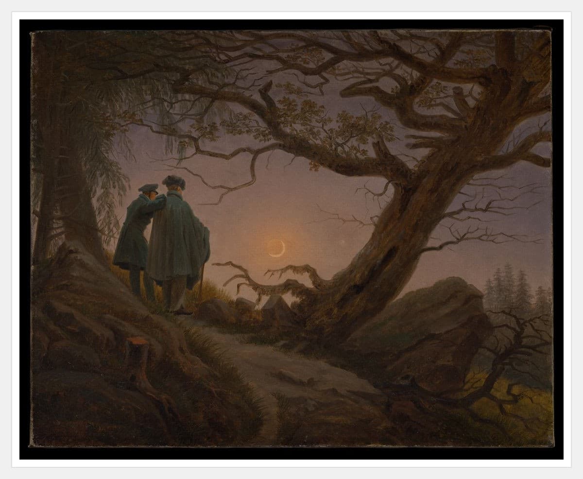 The Death of Socrates - White Frame