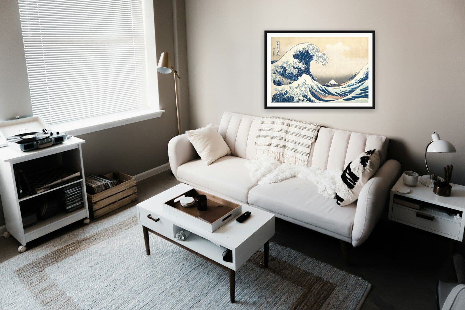The Great Wave off Kanagawa in Minimal