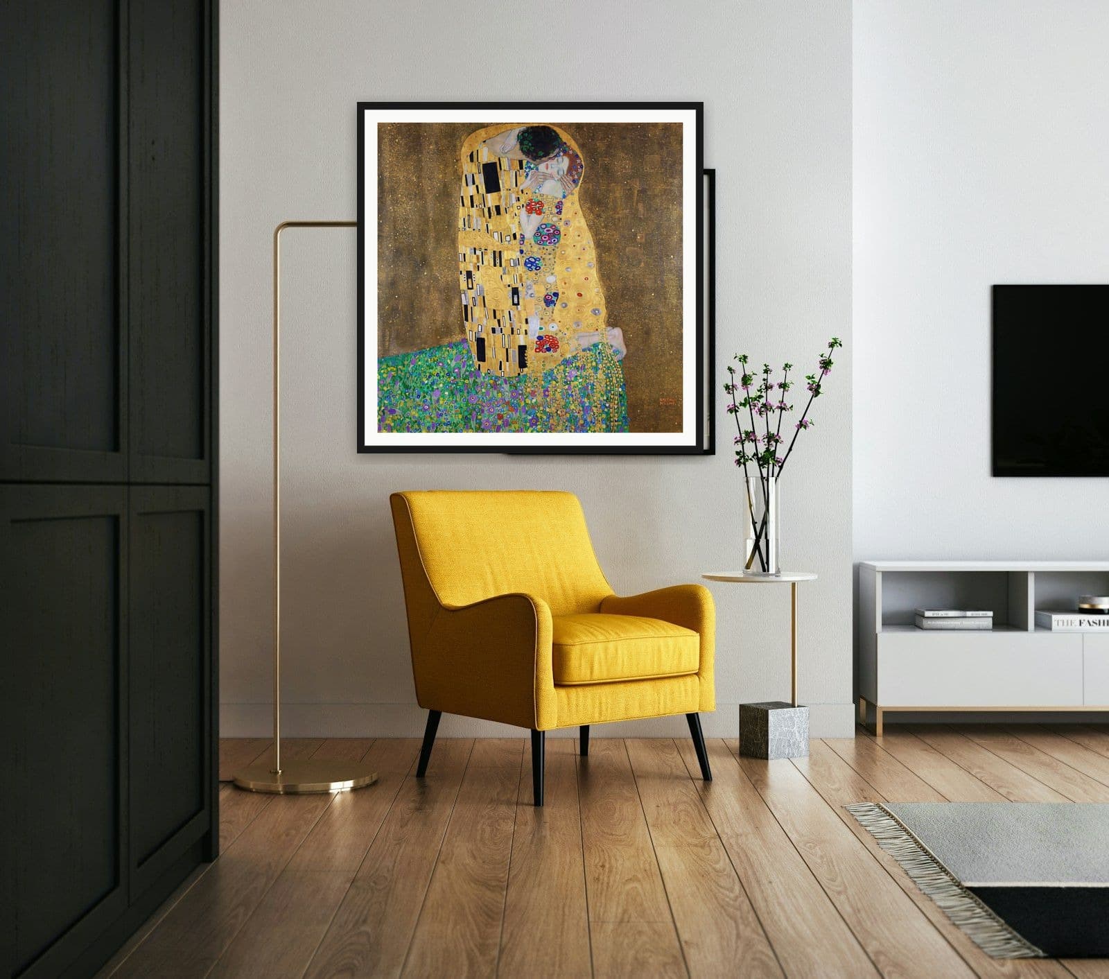 The Kiss in Living Room