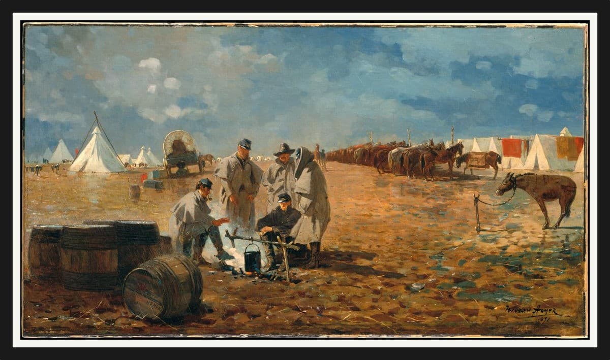 The Rocky Mountains, Lander's Peak - Black Frame