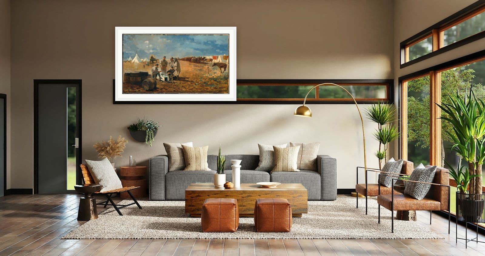 The Rocky Mountains, Lander's Peak in Lounge