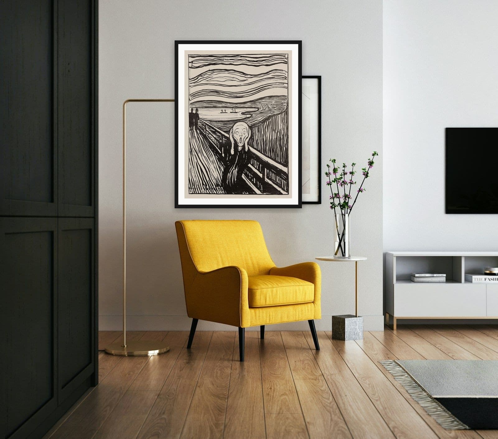 The Scream in Living Room