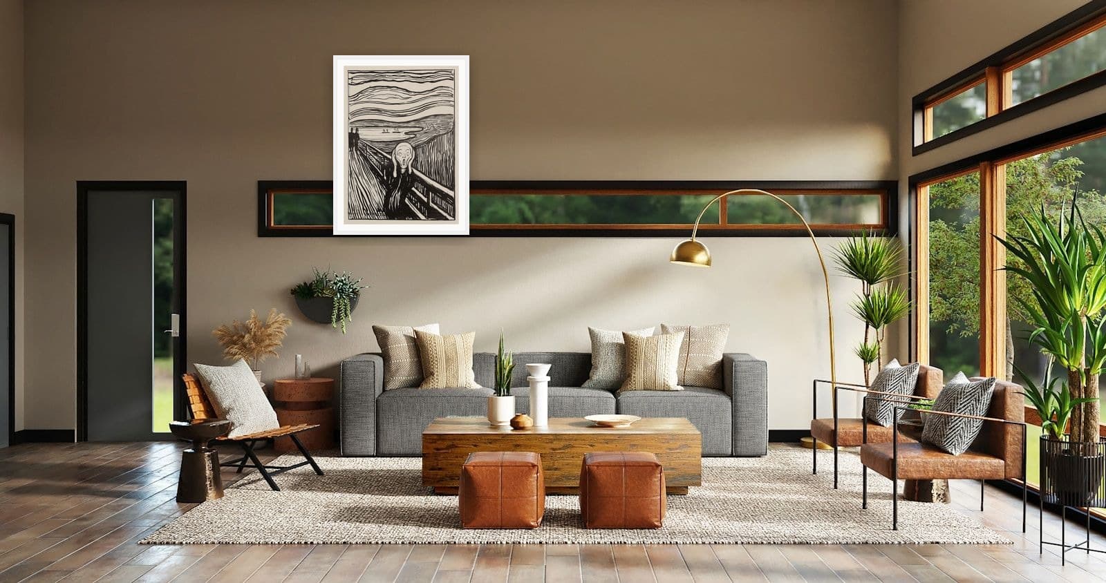 The Scream in Lounge