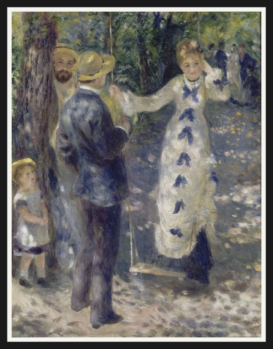 The Swing - Black Frame