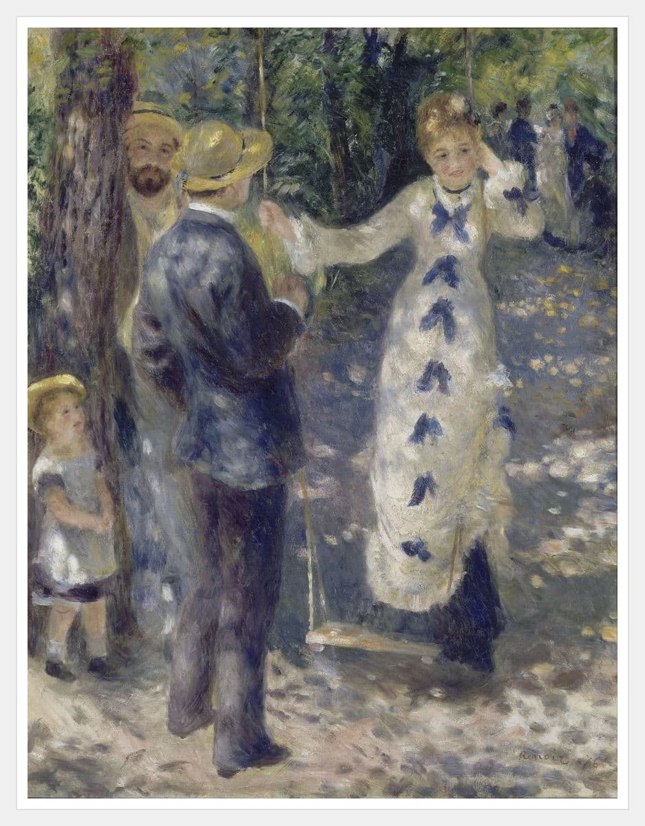 The Swing - White Frame