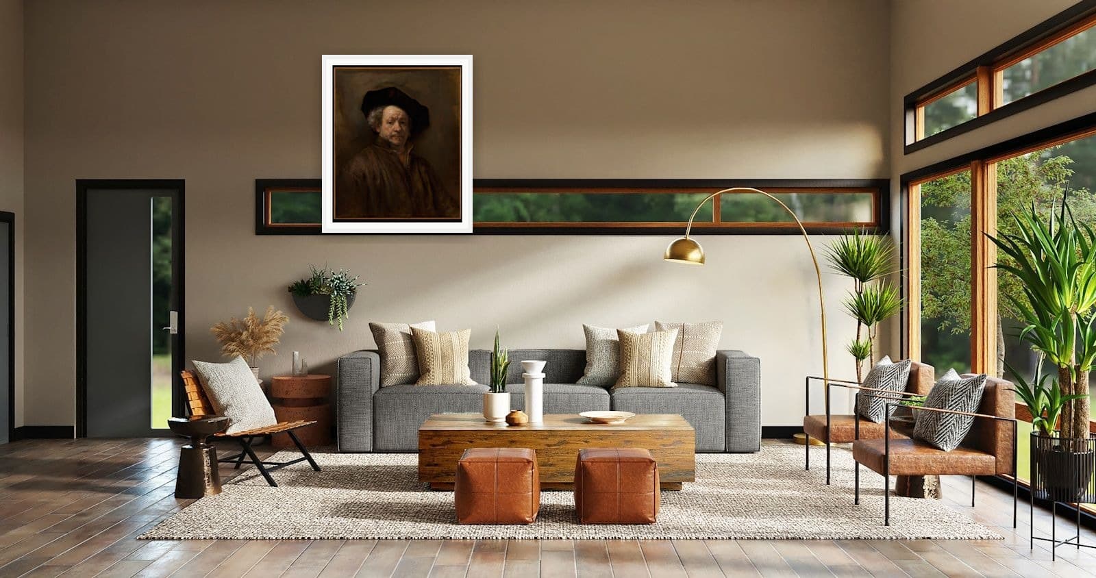 Washington Crossing the Delaware in Lounge