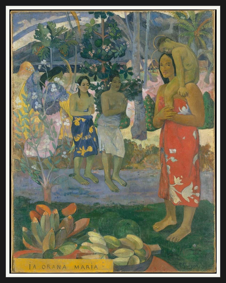 Water Lilies - Black Frame