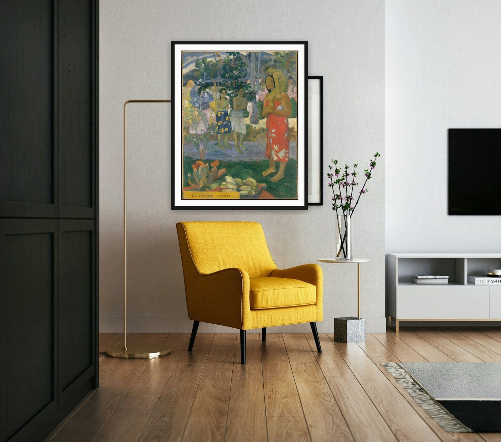 Water Lilies in Living Room