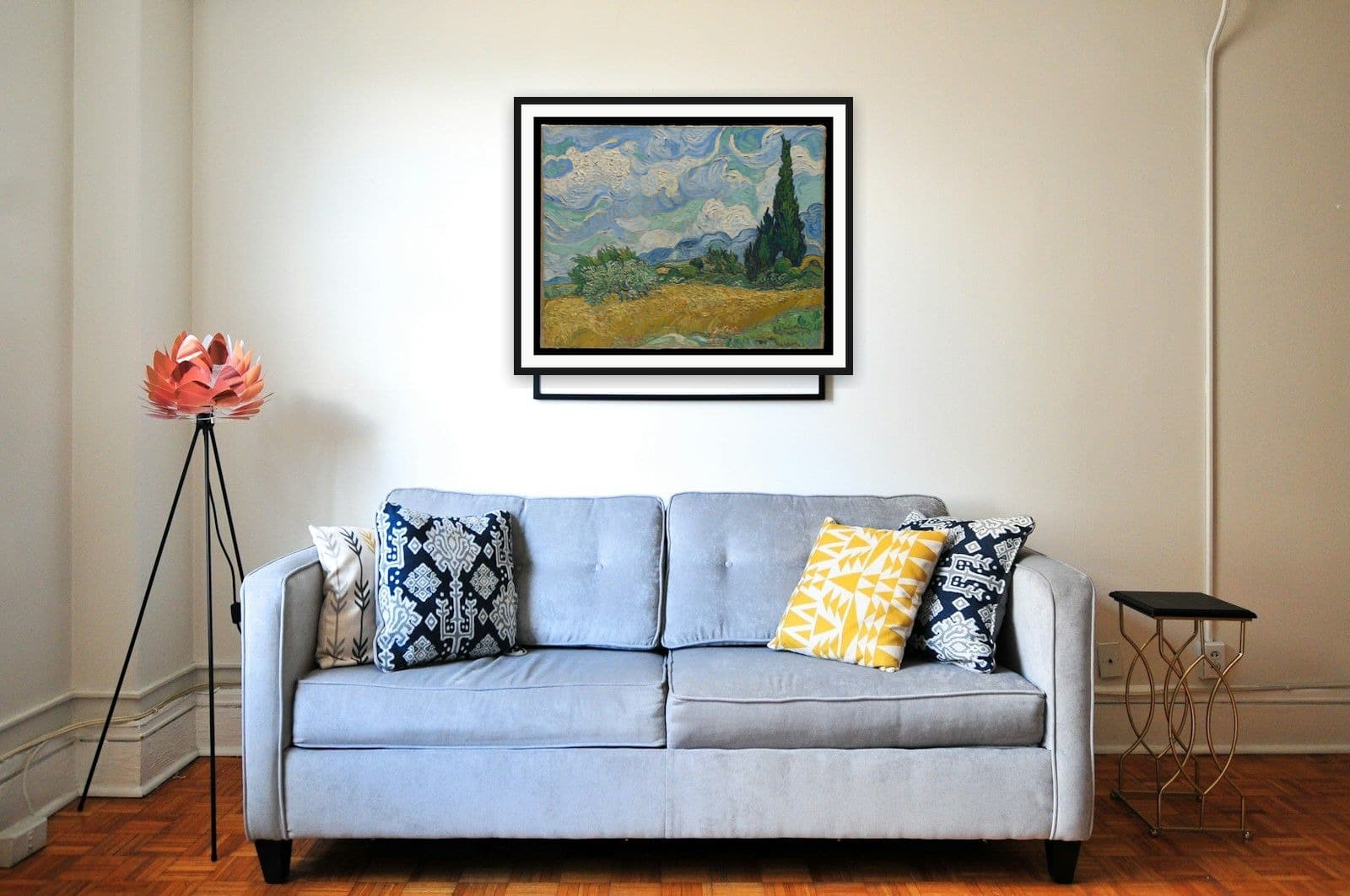 Wheat Field with Cypresses in Apartment