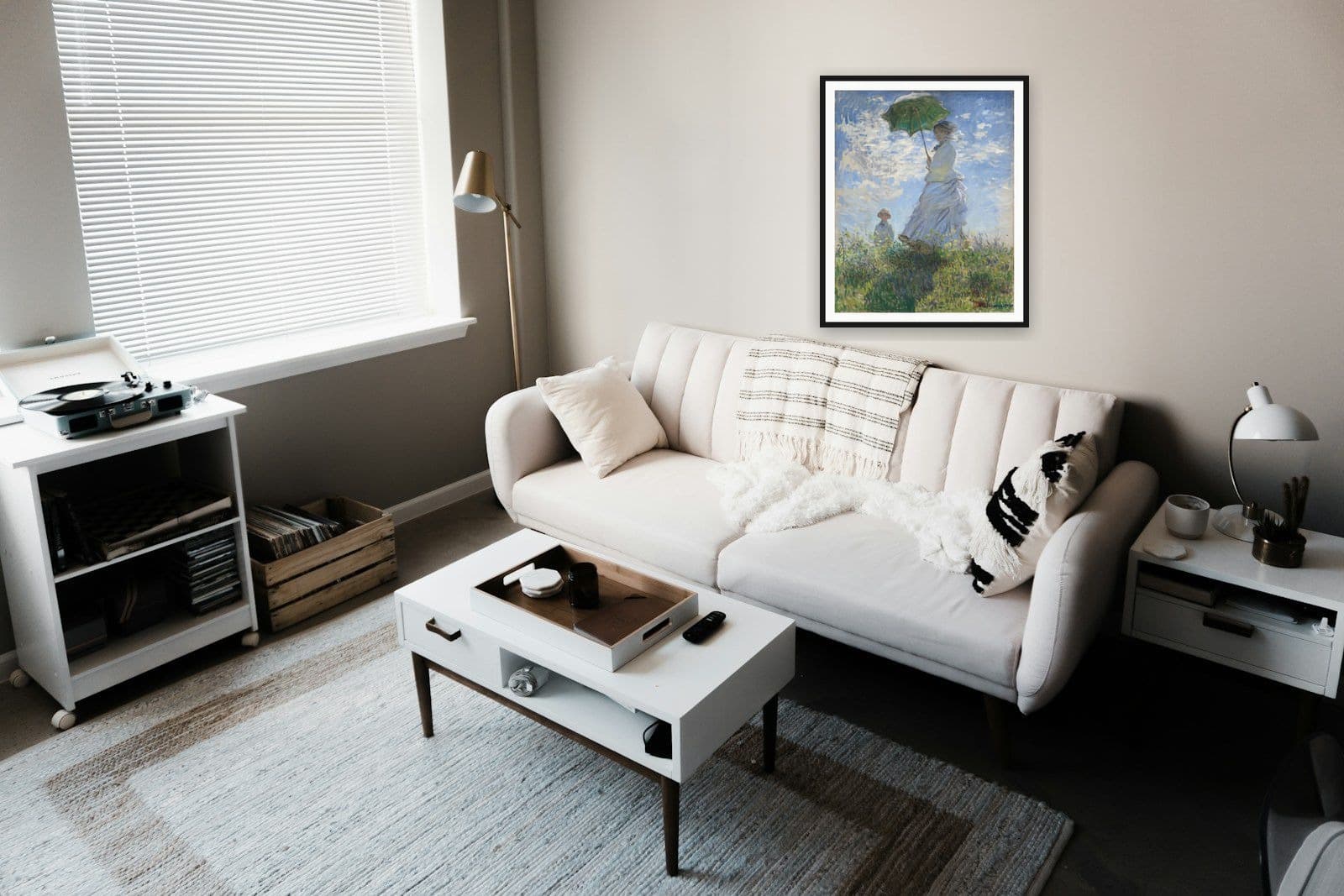 Woman with a Parasol in Minimal